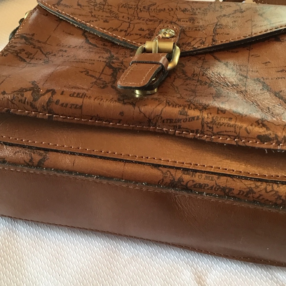 ✔️Patricia Nash Map Brown Crossbody Bag - Picture 6 of 10